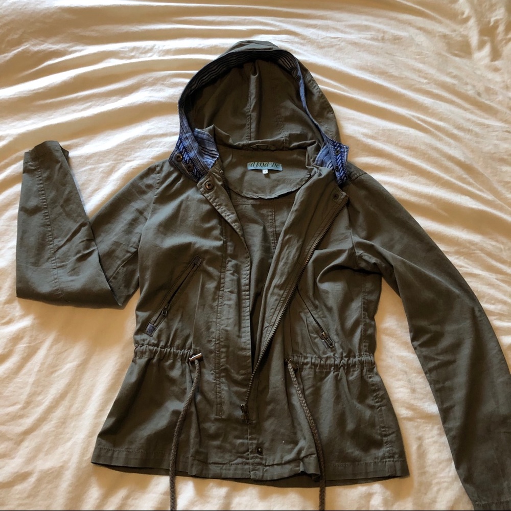 Army green military/utility jacket